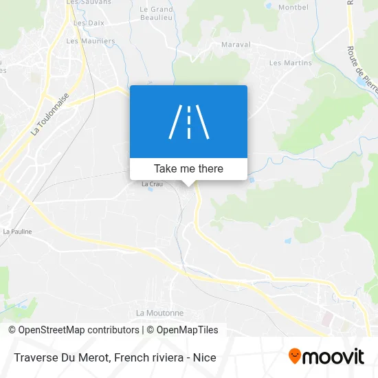 Traverse Du Merot map