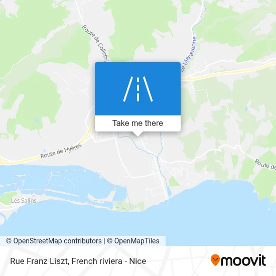 Rue Franz Liszt map
