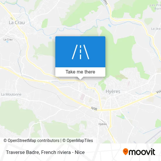 Traverse Badre map
