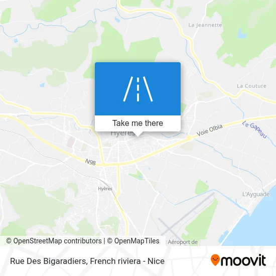 Rue Des Bigaradiers map