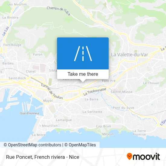 Mapa Rue Poncet