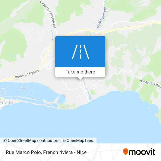 Rue Marco Polo map