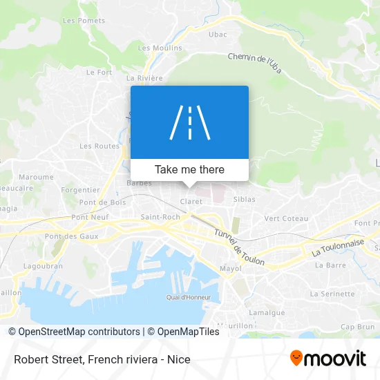 Mapa Rue Robert
