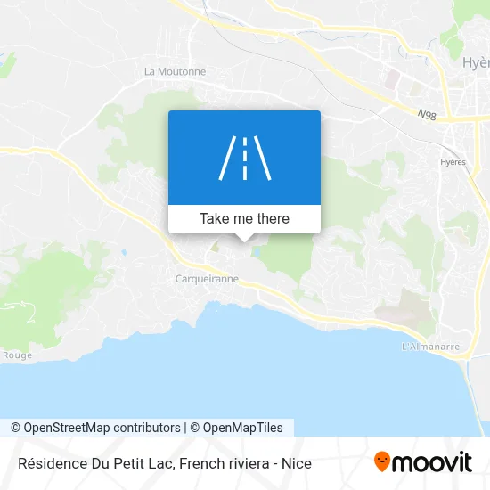 Résidence Du Petit Lac map