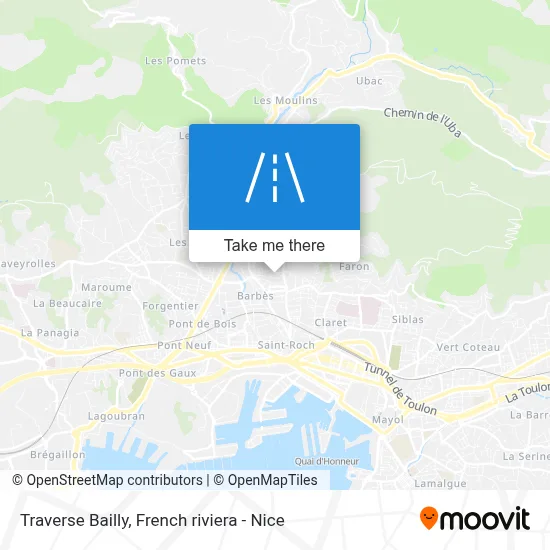 Traverse Bailly map