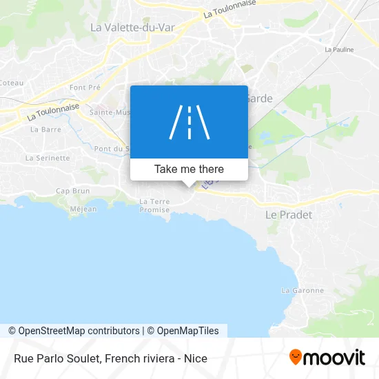 Rue Parlo Soulet map