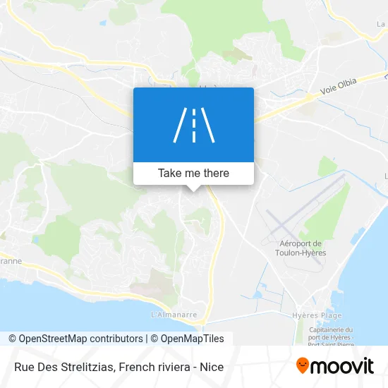 Rue Des Strelitzias map
