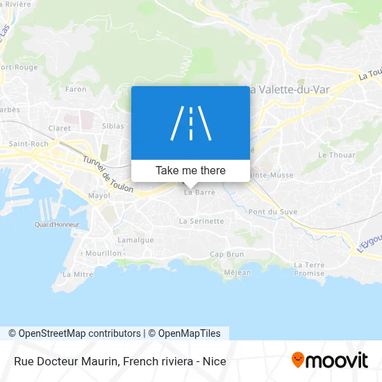 Rue Docteur Maurin map