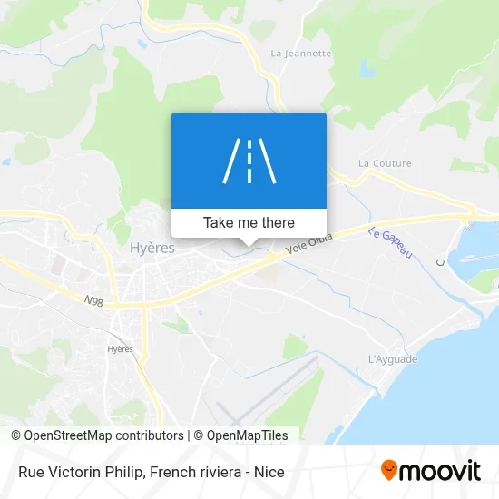 Rue Victorin Philip map