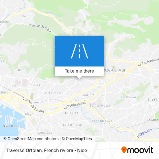 Traverse Ortolan map