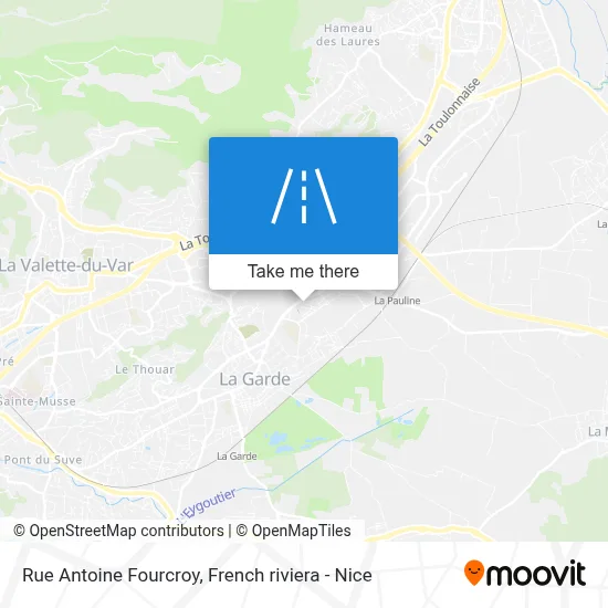Mapa Rue Antoine Fourcroy