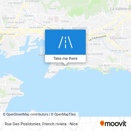 Rue Des Posidonies map