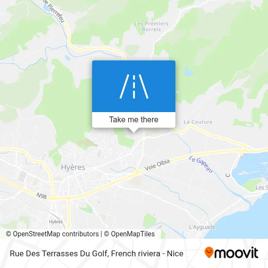 Rue Des Terrasses Du Golf map