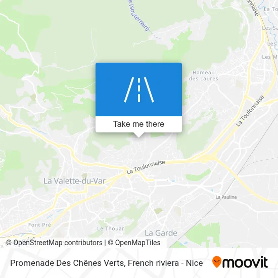 Promenade Des Chênes Verts map
