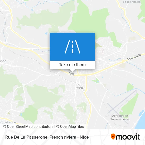 Rue De La Passerone map