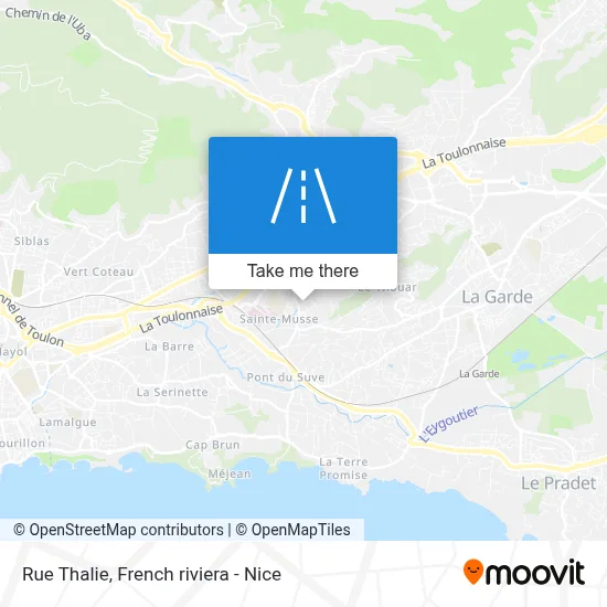 Rue Thalie map
