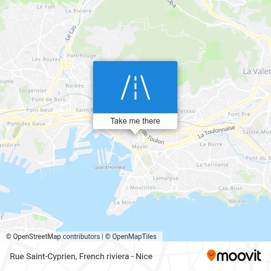 Rue Saint-Cyprien map
