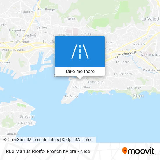 Mapa Rue Marius Riolfo