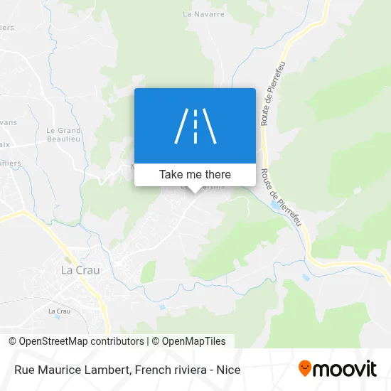 Mapa Rue Maurice Lambert