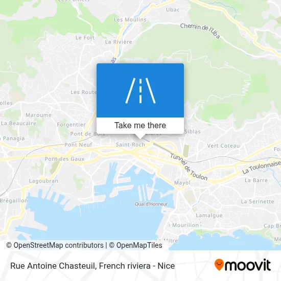 Mapa Rue Antoine Chasteuil