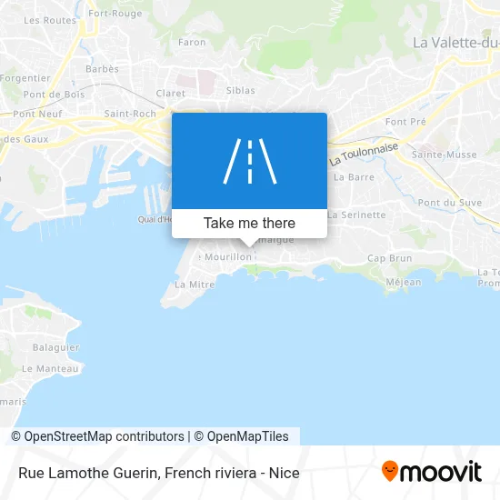 Rue Lamothe Guerin map