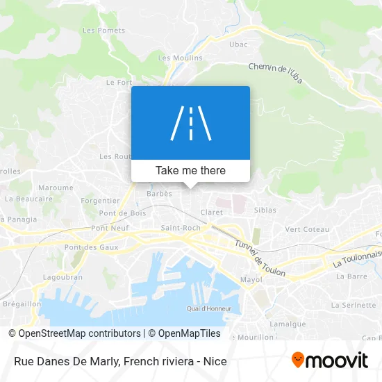 Rue Danes De Marly map