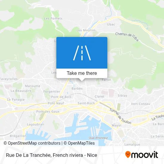 Rue De La Tranchée map