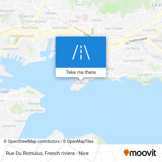 Mapa Rue Du Romulus