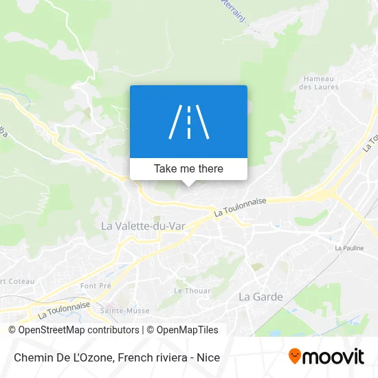 Chemin De L'Ozone map