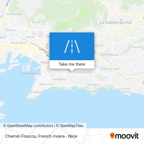 Chemin Foucou map