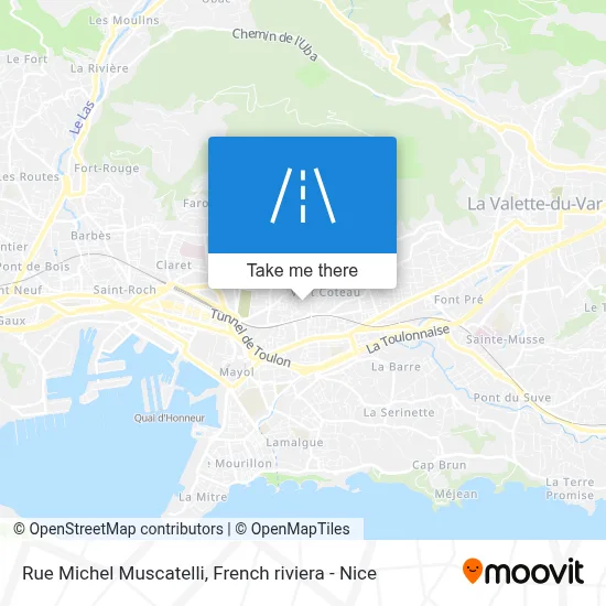 Rue Michel Muscatelli map