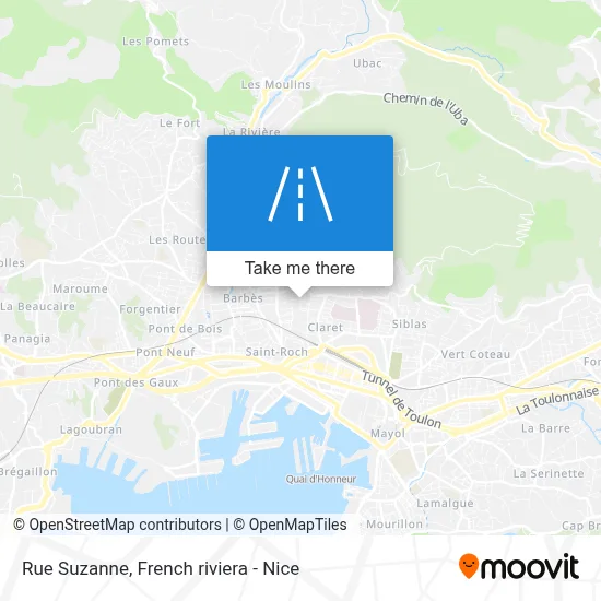 Mapa Rue Suzanne