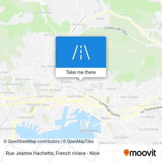 Rue Jeanne Hachette map