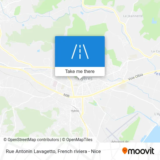 Rue Antonin Lavagetto map