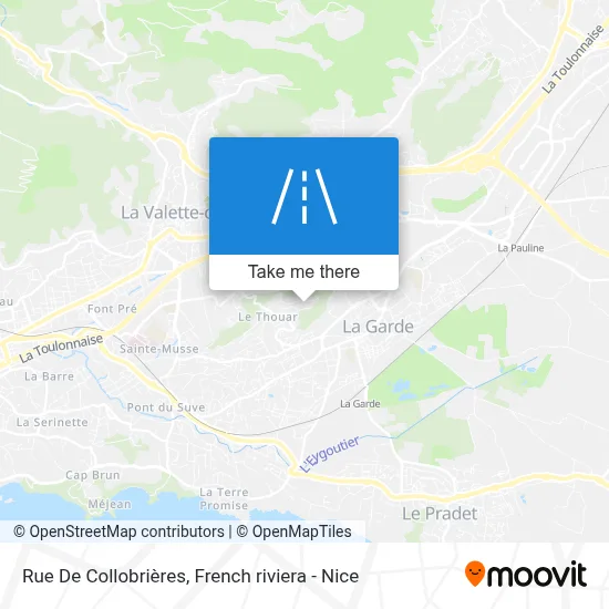 Rue De Collobrières map