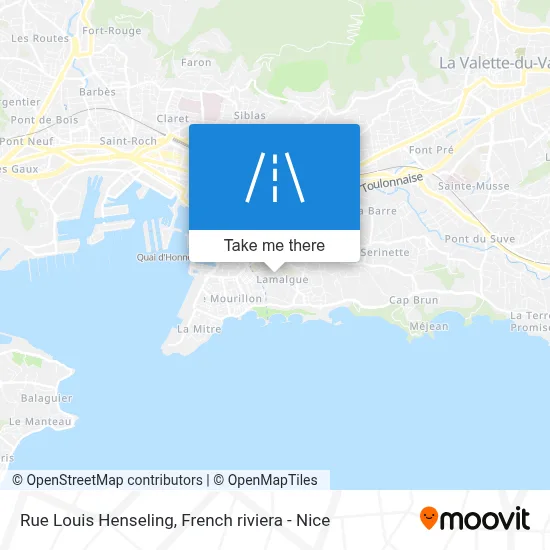 Mapa Rue Louis Henseling