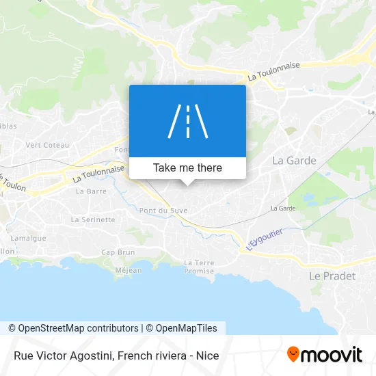 Rue Victor Agostini map