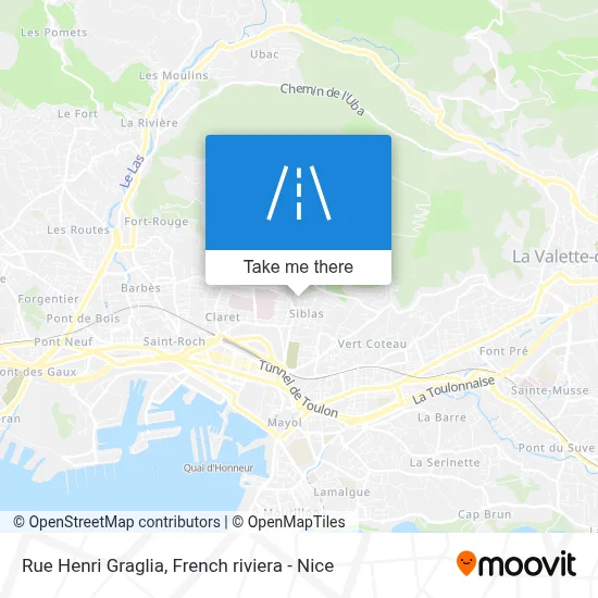 Rue Henri Graglia map