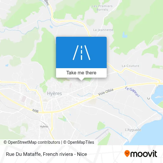 Mapa Rue Du Mataffe