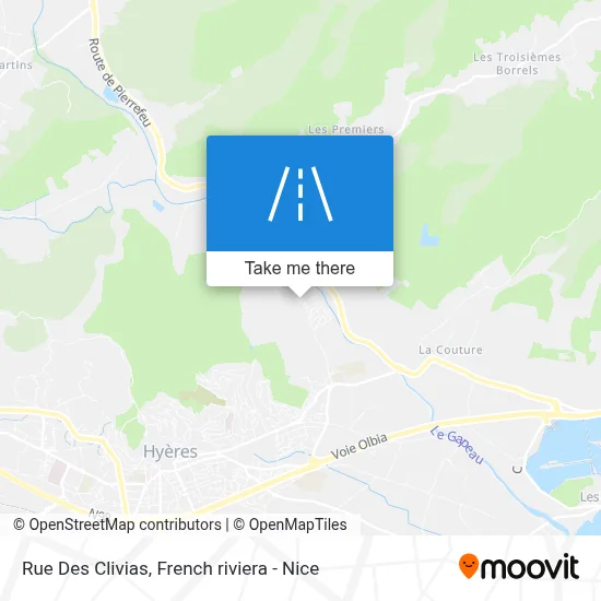 Rue Des Clivias map