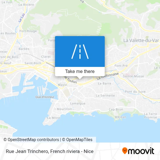 Rue Jean Trinchero map