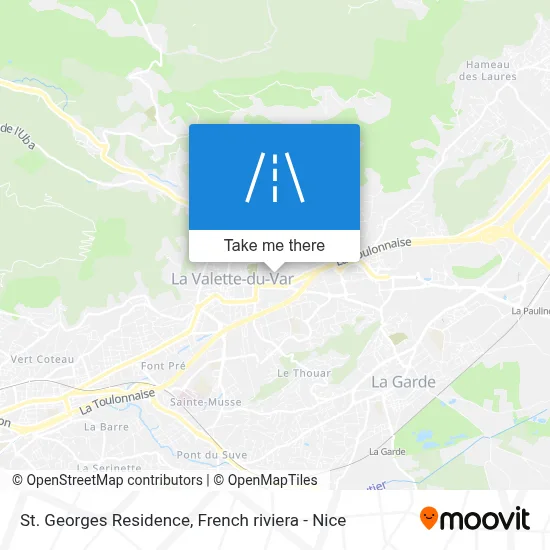 Résidence St Georges map