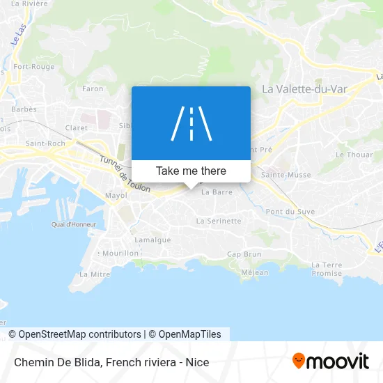 Chemin De Blida map