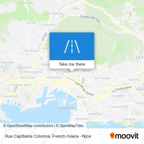 Rue Capitaine Colonna map