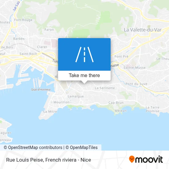 Rue Louis Peise map
