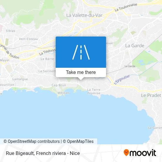 Rue Bigeault map