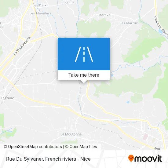 Mapa Rue Du Sylvaner
