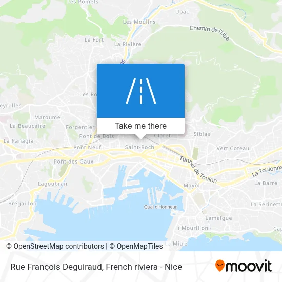 Rue François Deguiraud map