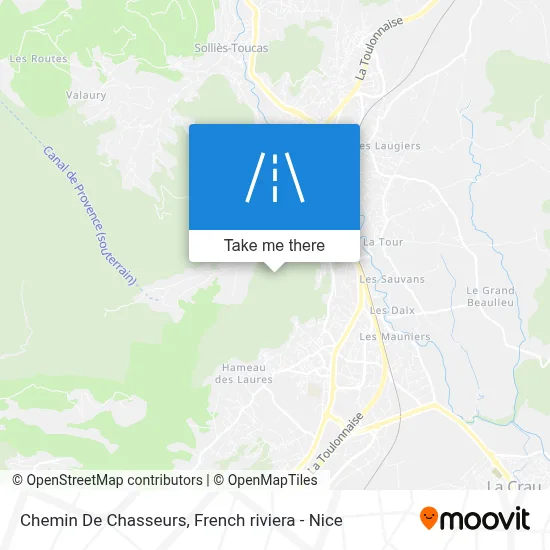 Chemin De Chasseurs map