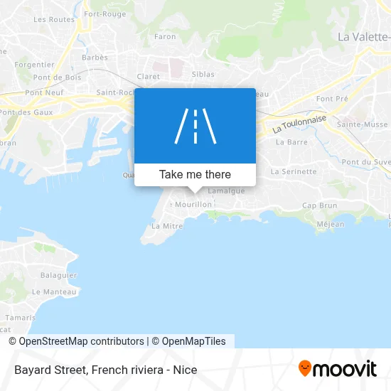 Mapa Rue Bayard